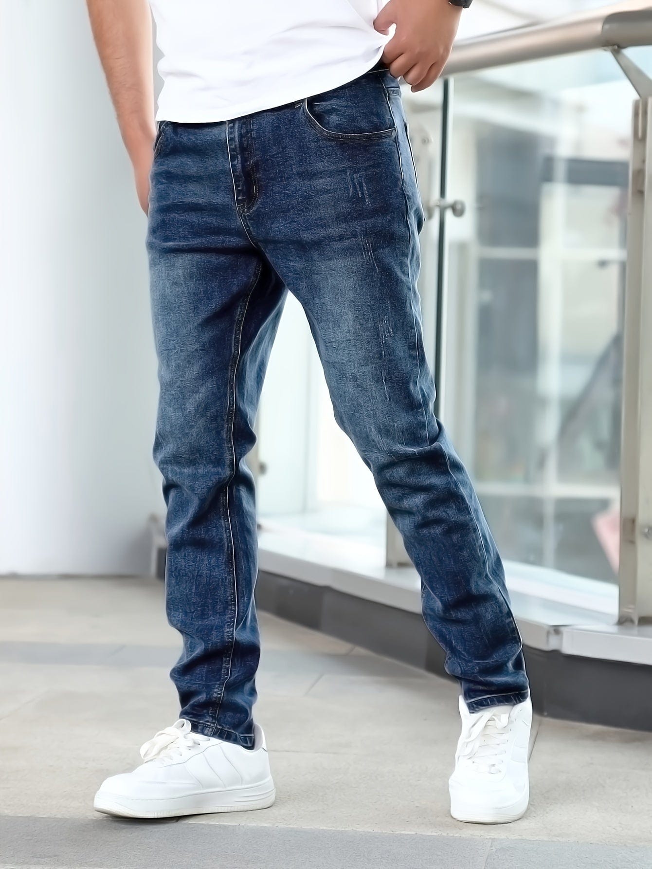 Herren Stretch-Jeans mit Flexibler Passform | Perfekt für den Sommer