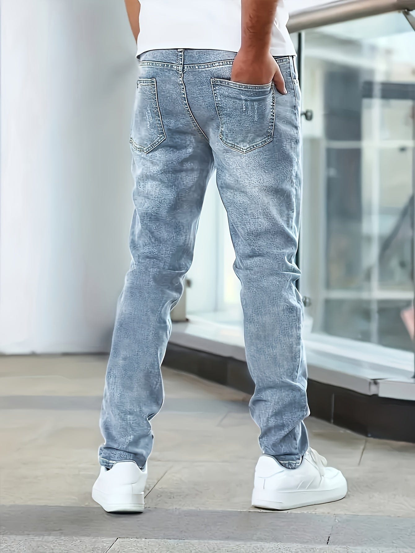 Herren Stretch-Jeans mit Flexibler Passform | Perfekt für den Sommer