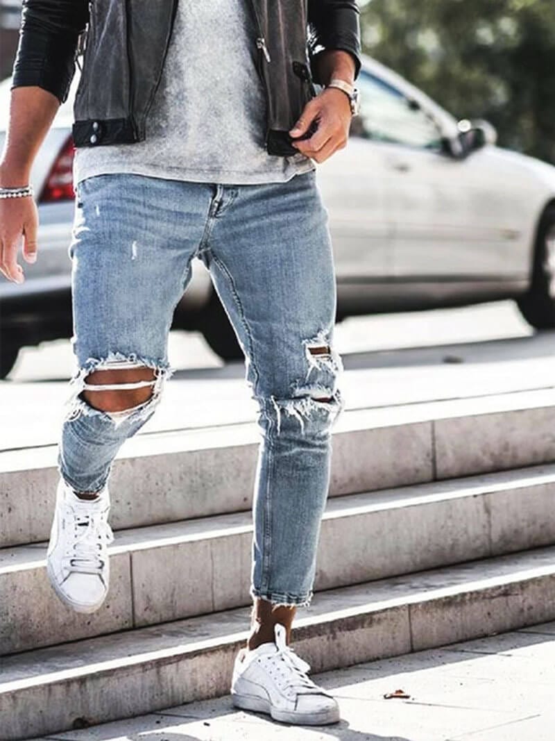 Sommer-Denim-Jeans mit klassischem Schnitt | Perfekt für sonnige Tage