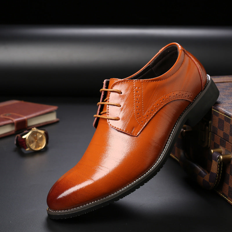 Herren Businessschuhe mit atmungsaktivem Innenfutter und rutschfester Sohle