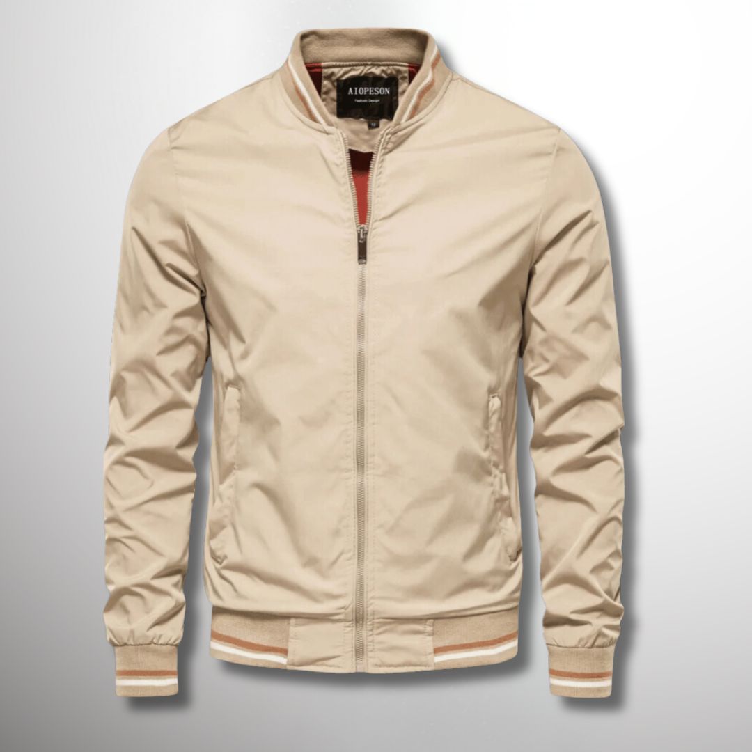 Wasserabweisende Herren-Sommerjacke mit Reißverschluss | Ideal für Frühling & Sommer