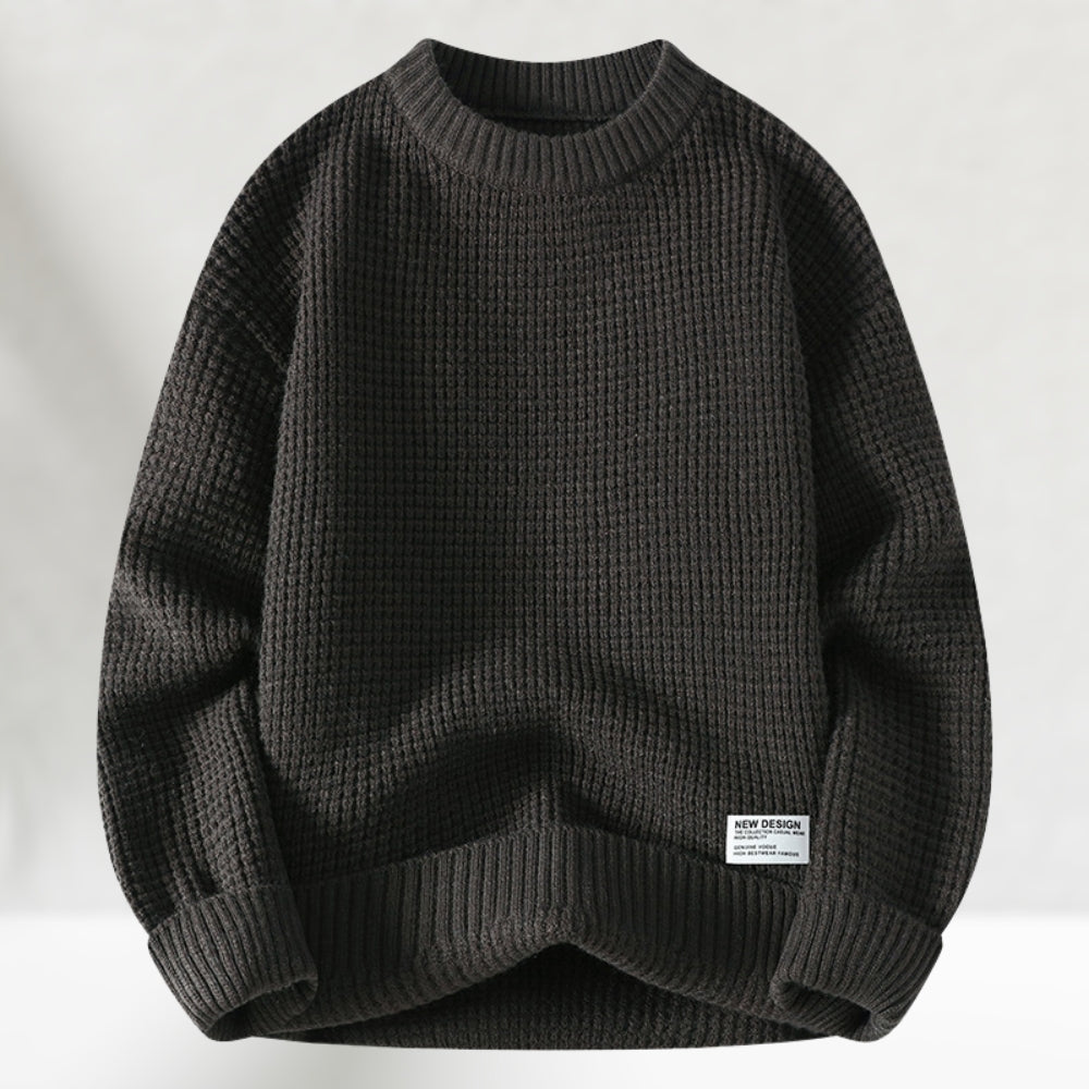 Herren Rundhals Strickpullover - Leicht & Atmungsaktiv – Ideal für Frühling & Sommer