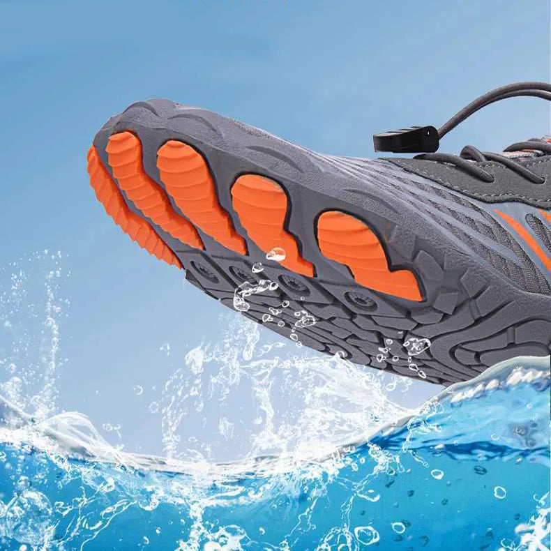 Herren Sommerschuhe für Wasser Gummisohle Zum Reinschlüpfen Schwimmen Strand - Sommer Edition