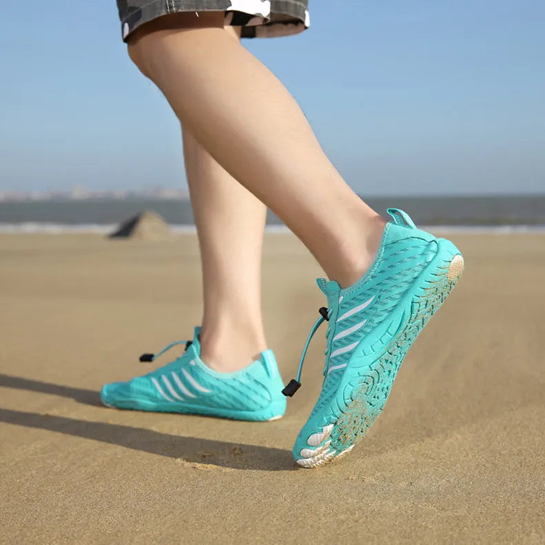 Herren Sommerschuhe für Wasser Gummisohle Zum Reinschlüpfen Schwimmen Strand - Sommer Edition