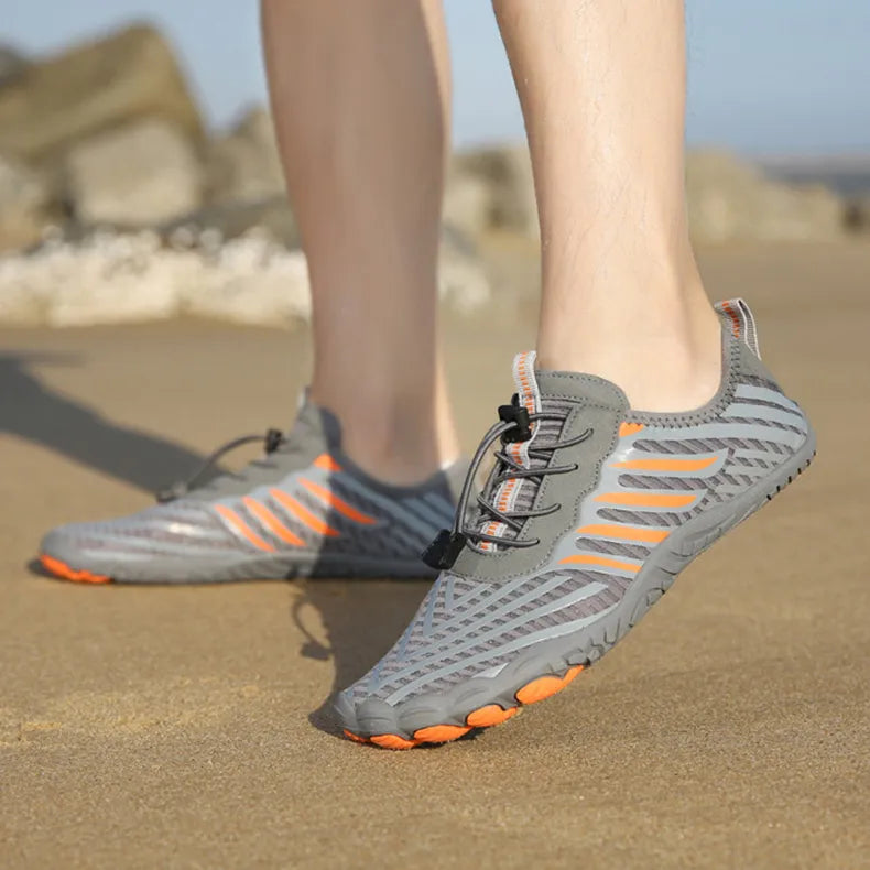 Herren Sommerschuhe für Wasser Gummisohle Zum Reinschlüpfen Schwimmen Strand - Sommer Edition