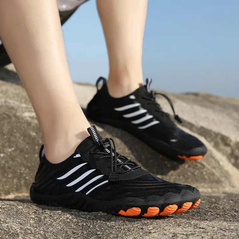 Herren Sommerschuhe für Wasser Gummisohle Zum Reinschlüpfen Schwimmen Strand - Sommer Edition