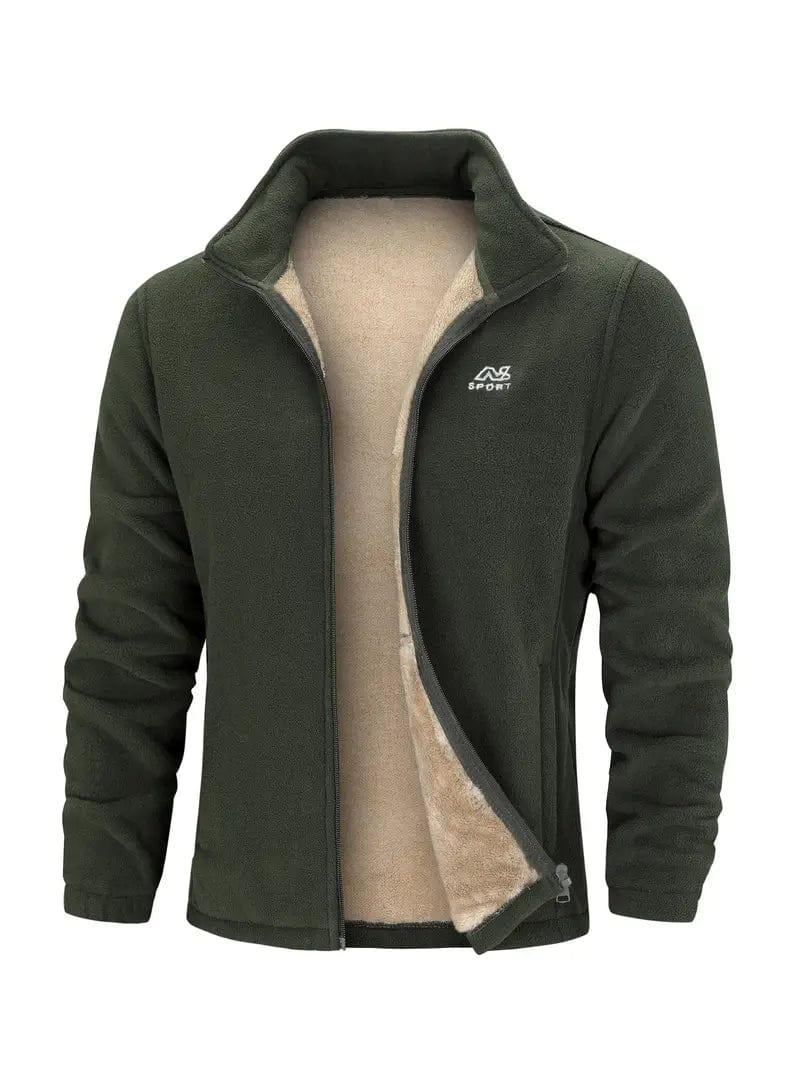 Herren Outdoor-Fleecejacke mit atmungsaktiver Isolierung und vielseitigem Design | Ideal für Frühling und Sommer