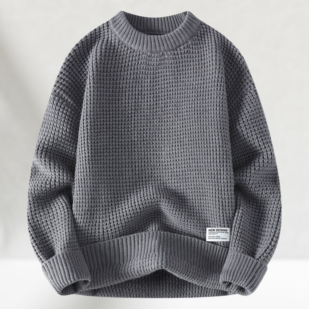 Herren Rundhals Strickpullover - Leicht & Atmungsaktiv – Ideal für Frühling & Sommer