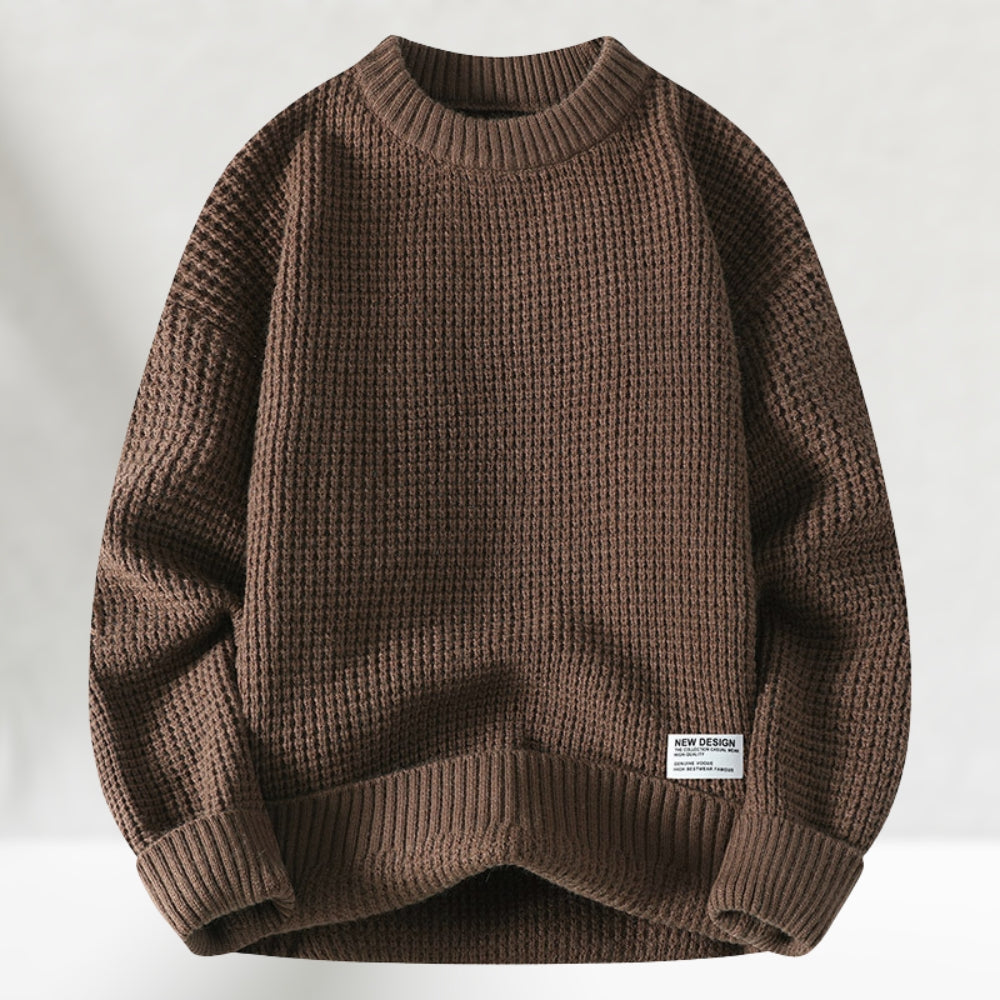 Herren Rundhals Strickpullover - Leicht & Atmungsaktiv – Ideal für Frühling & Sommer