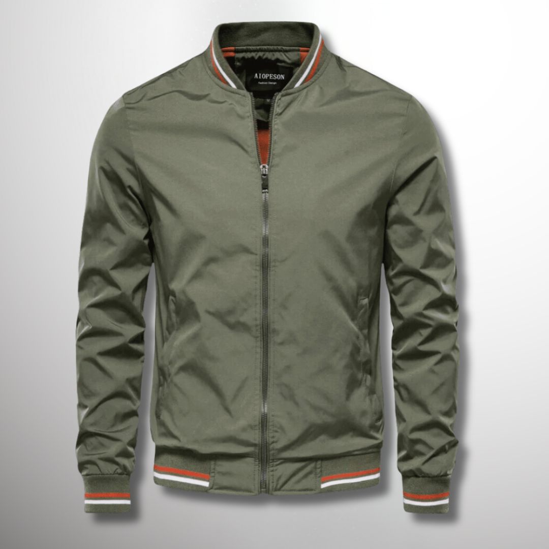 Wasserabweisende Herren-Sommerjacke mit Reißverschluss | Ideal für Frühling & Sommer