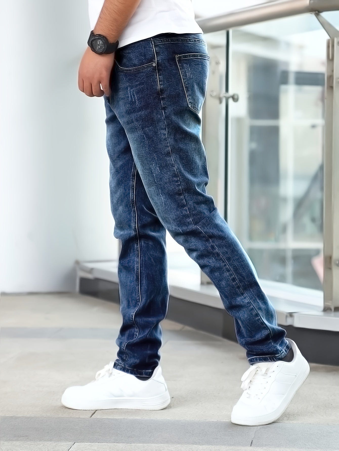 Herren Stretch-Jeans mit Flexibler Passform | Perfekt für den Sommer