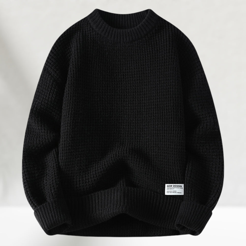 Herren Rundhals Strickpullover - Leicht & Atmungsaktiv – Ideal für Frühling & Sommer