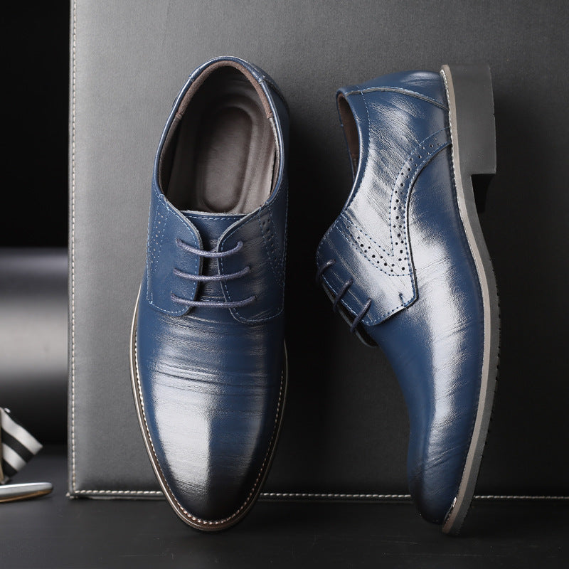 Herren Businessschuhe mit atmungsaktivem Innenfutter und rutschfester Sohle