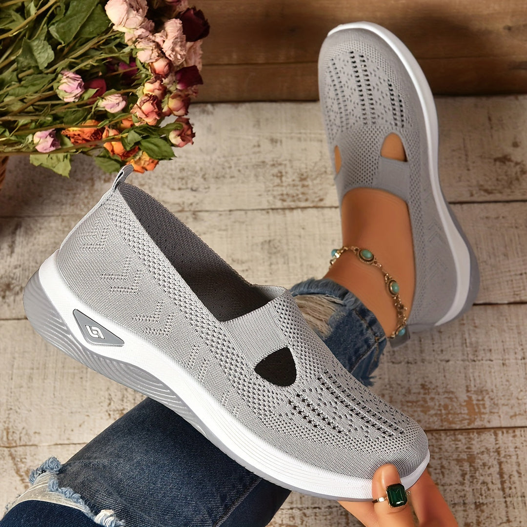 Leichte Damen- & Herren-Walkingschuhe mit rutschfester Sohle für den Sommer | Atmungsaktiv & orthopädisch für den Alltag