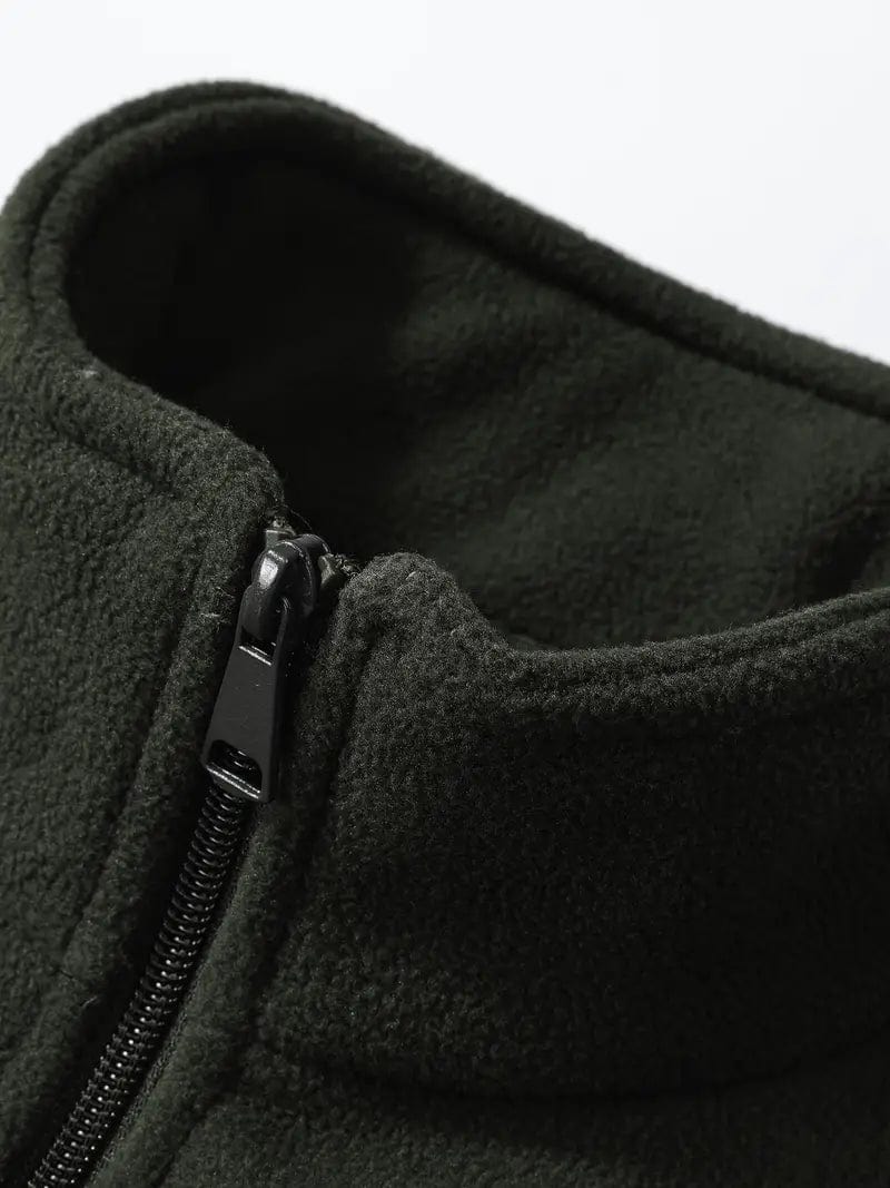 Herren Outdoor-Fleecejacke mit atmungsaktiver Isolierung und vielseitigem Design | Ideal für Frühling und Sommer