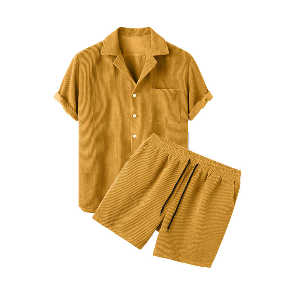 Herren Cord-Sommer-Set – Perfekt für den Sommer