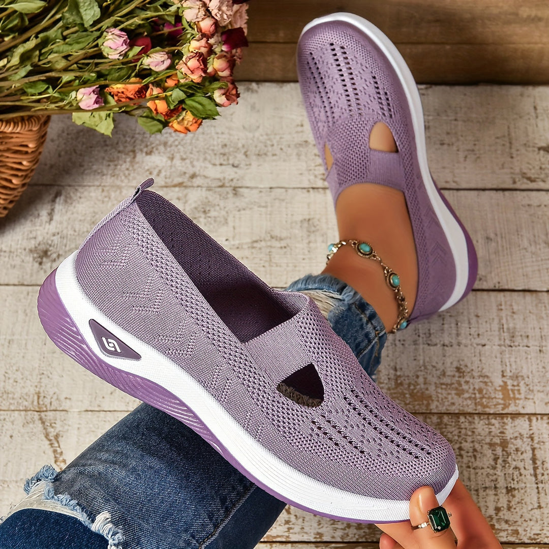 Leichte Damen- & Herren-Walkingschuhe mit rutschfester Sohle für den Sommer | Atmungsaktiv & orthopädisch für den Alltag