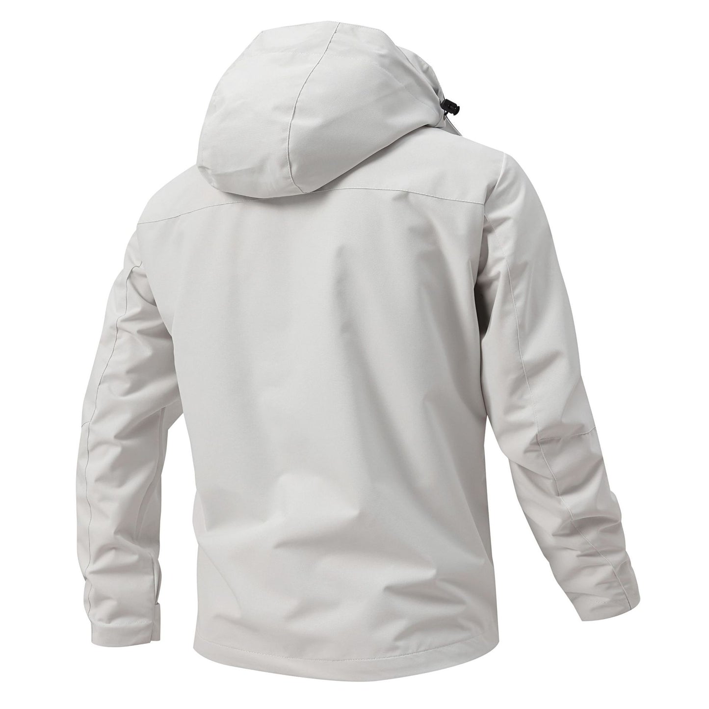Herren Frühling Leichtgewicht Kapuzenjacke mit Reißverschlusstaschen