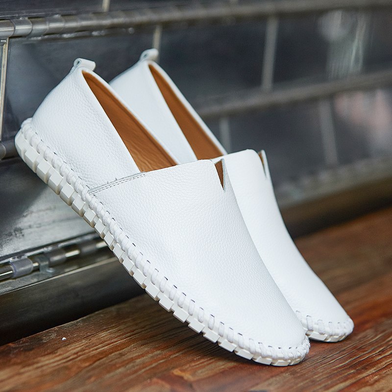 Herren Sommer Slip-On Fahrschuhe mit Gummisohle und einfachem Einstieg