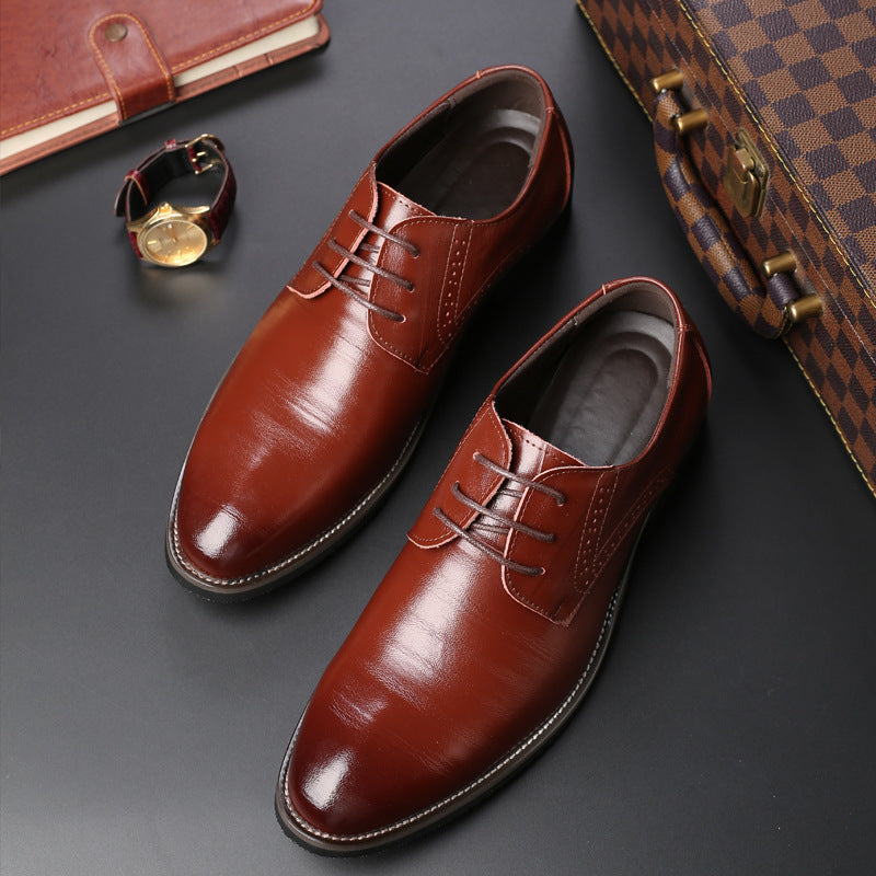 Herren Businessschuhe mit atmungsaktivem Innenfutter und rutschfester Sohle