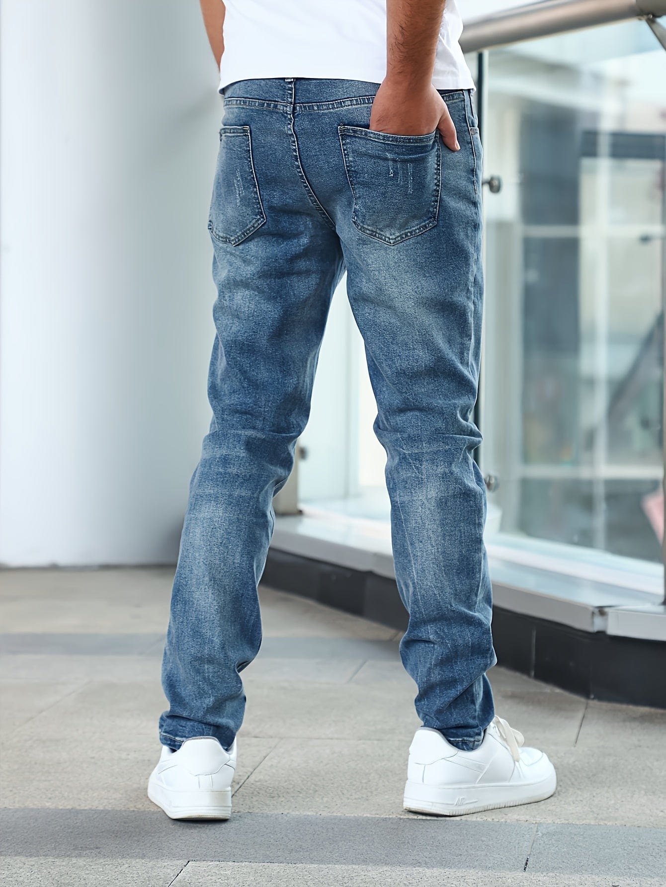 Herren Stretch-Jeans mit Flexibler Passform | Perfekt für den Sommer
