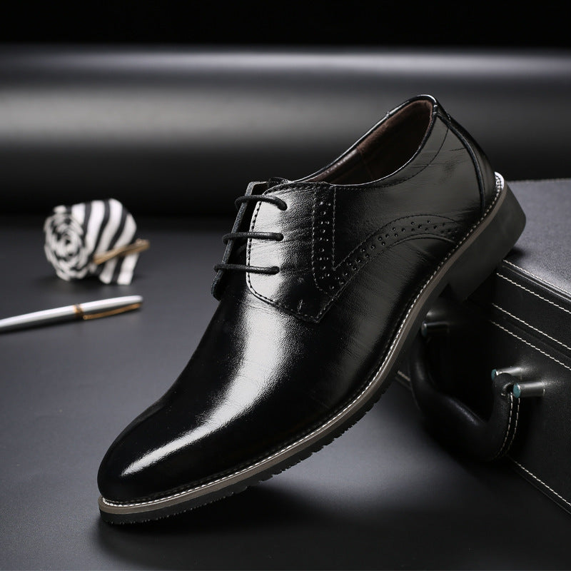 Herren Businessschuhe mit atmungsaktivem Innenfutter und rutschfester Sohle
