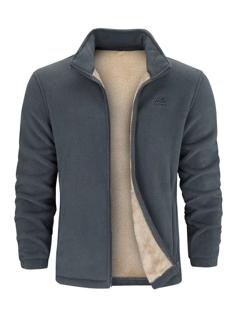 Herren Outdoor-Fleecejacke mit atmungsaktiver Isolierung und vielseitigem Design | Ideal für Frühling und Sommer