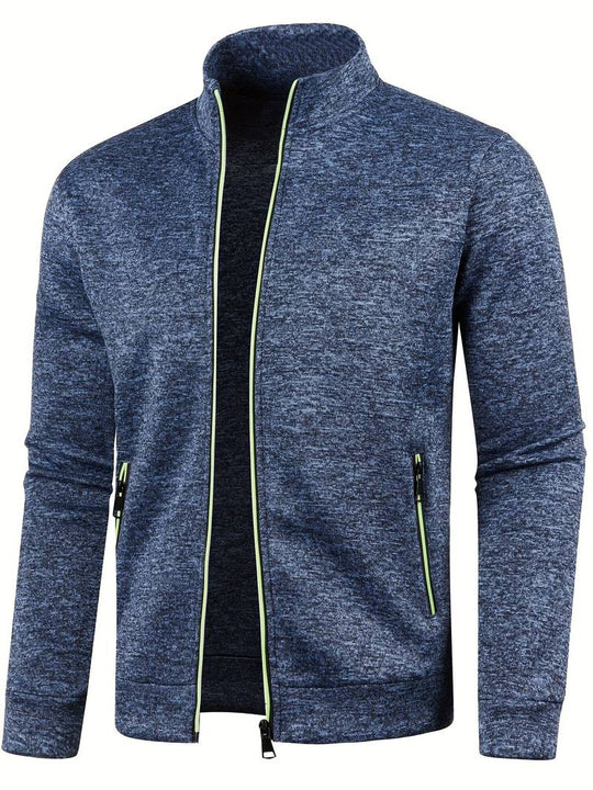 Leichte Herren-Sommerjacke mit Reißverschluss und Taschen | Perfekt für warme Tage