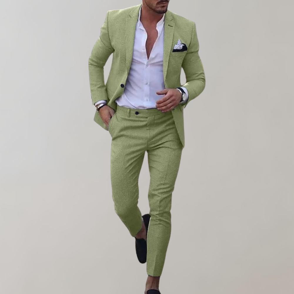Herren Business Blazer Set mit maßgeschneidertem Schnitt I ideal für Frühling und Sommer