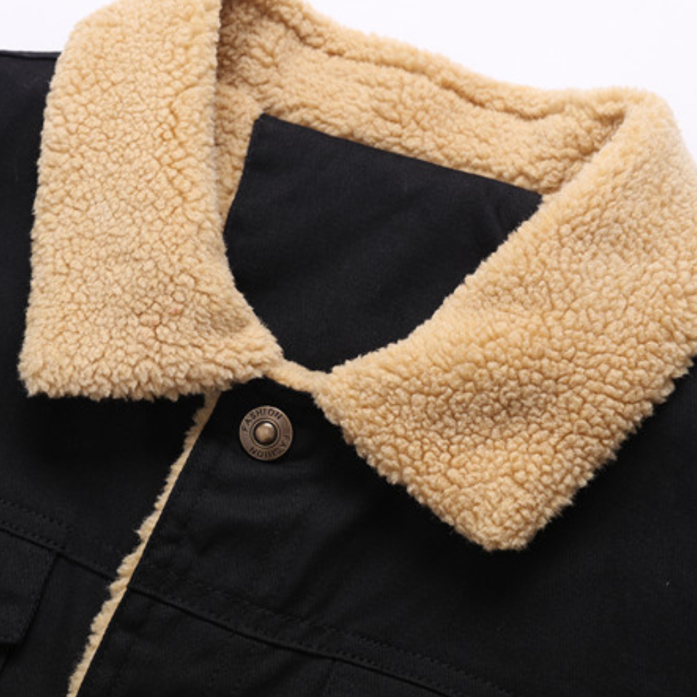 Herren Sommer Bomberjacke Mit Vintage-Look Reißverschluss und Funktionstaschen