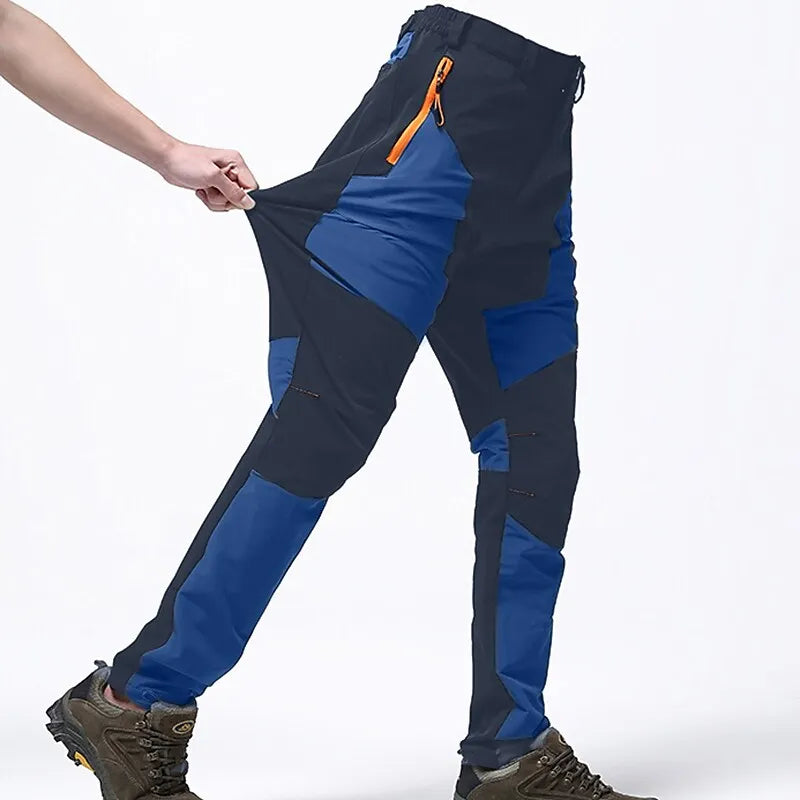 Wasserdichte Und Winddichte Outdoor-Hose Für Männer Mit Verstellbarer Passform | Ideal Für Frühling/Sommer
