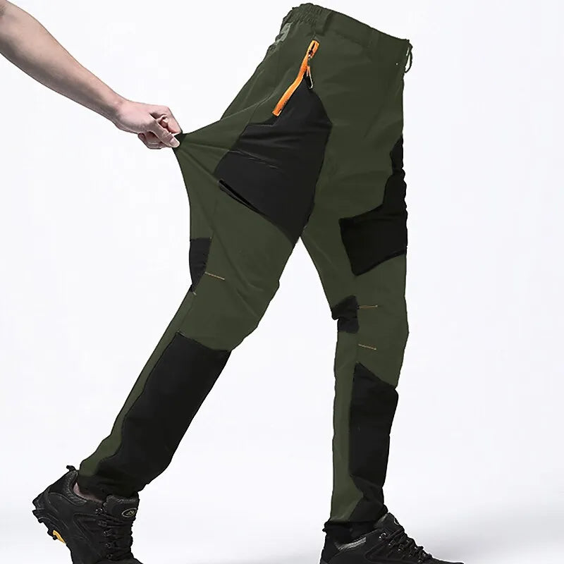 Wasserdichte Und Winddichte Outdoor-Hose Für Männer Mit Verstellbarer Passform | Ideal Für Frühling/Sommer