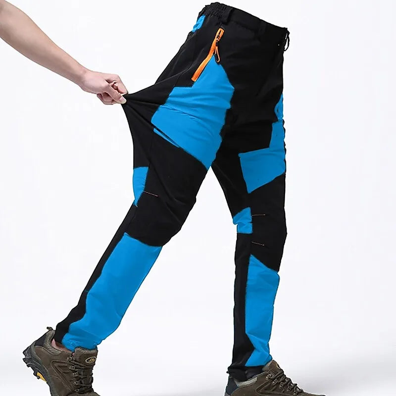 Wasserdichte Und Winddichte Outdoor-Hose Für Männer Mit Verstellbarer Passform | Ideal Für Frühling/Sommer