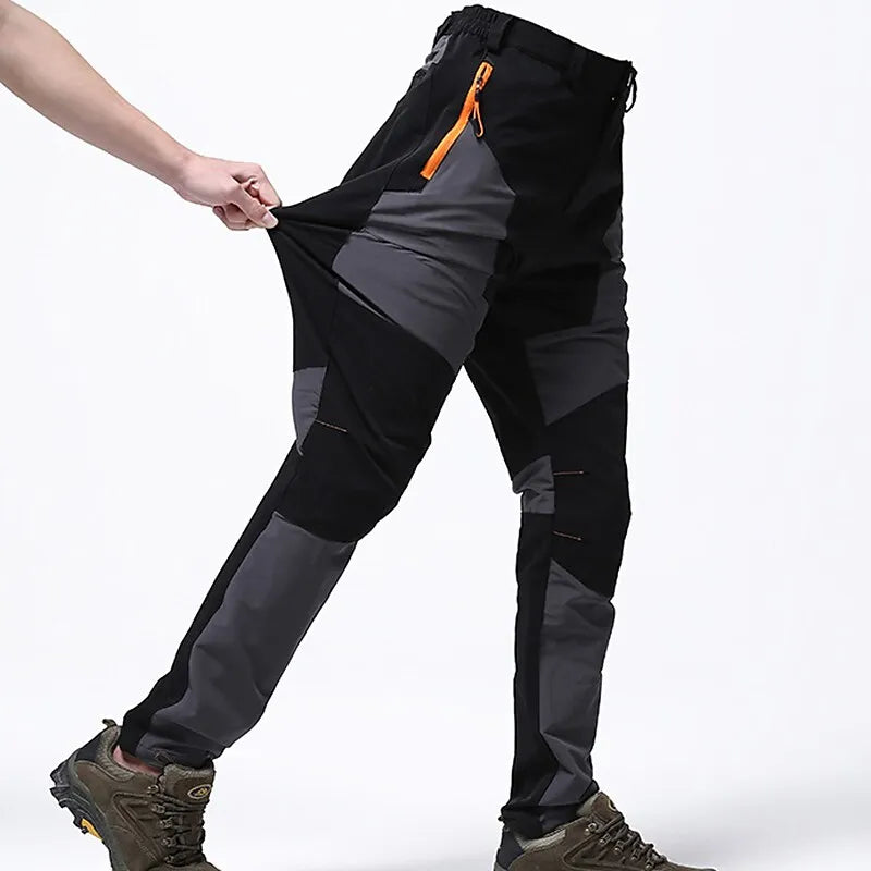Wasserdichte Und Winddichte Outdoor-Hose Für Männer Mit Verstellbarer Passform | Ideal Für Frühling/Sommer