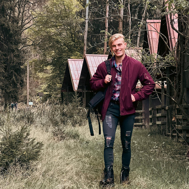Bomberjacke für Herren mit moderner Passform und hochwertiger Verarbeitung | Ideal für Frühling/Sommer