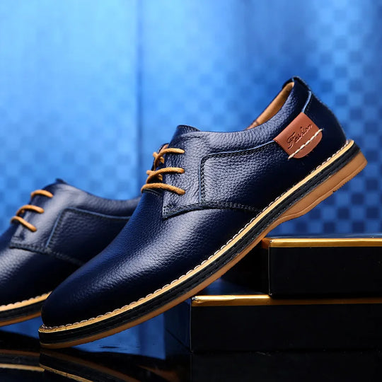 Herren Winterhalbschuhe mit robuster Profilsohle und klassischem Schnitt