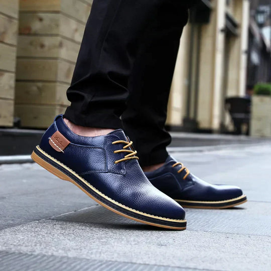 Herren Winterhalbschuhe mit robuster Profilsohle und klassischem Schnitt