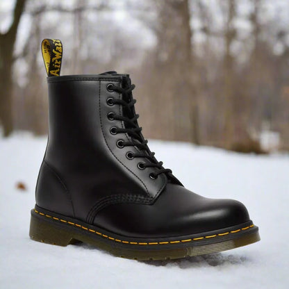 Herren Winterstiefel mit knöchelhohem Schnitt und rutschfester Profilsohle