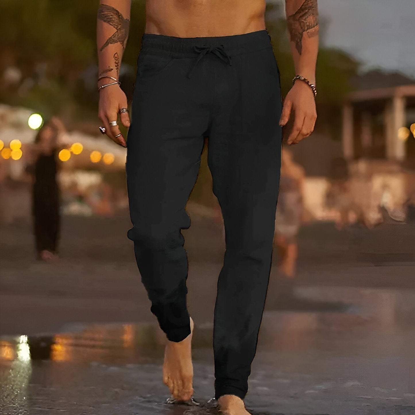 Elastische Herren Sommerhose – Perfekt für heiße Tage