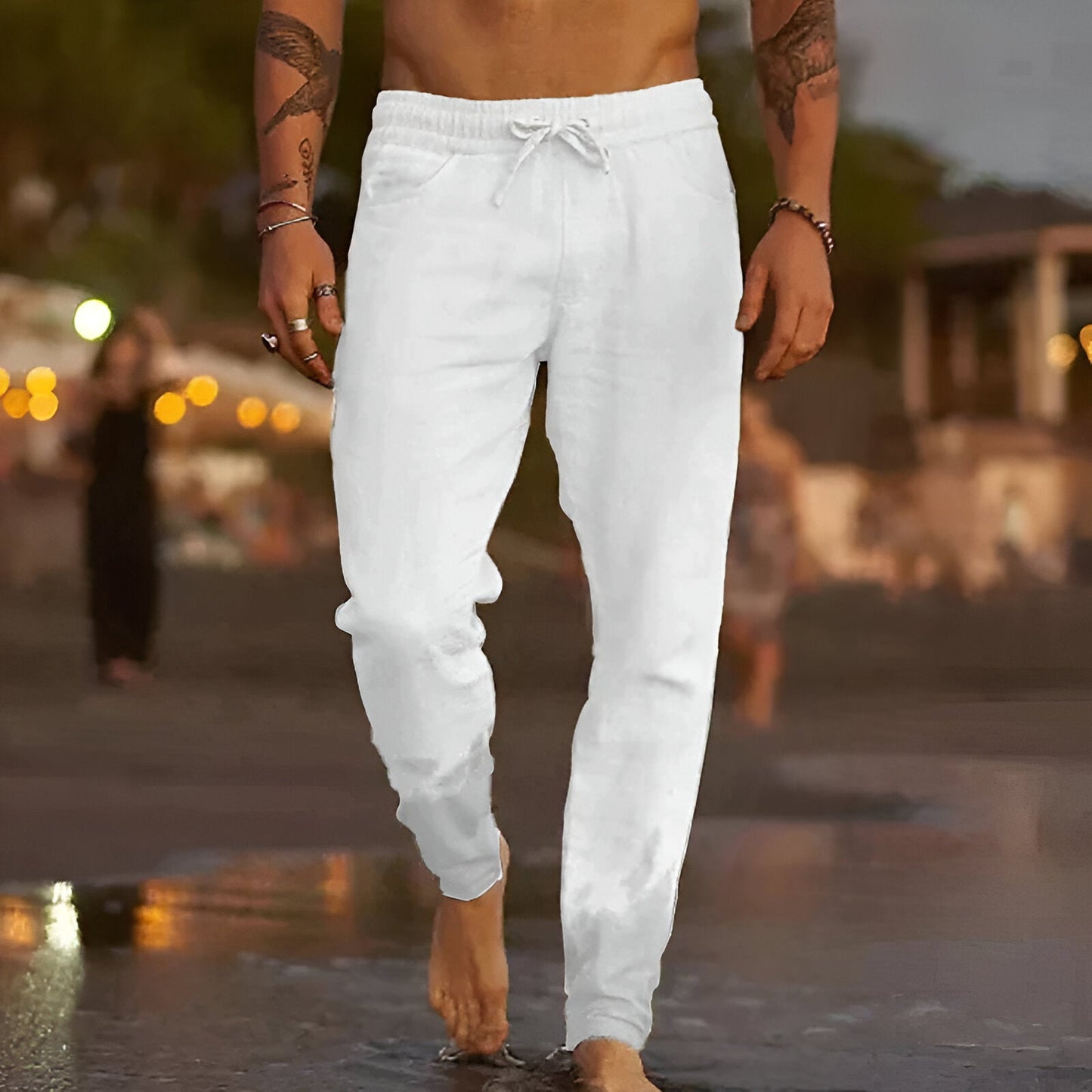 Elastische Herren Sommerhose – Perfekt für heiße Tage