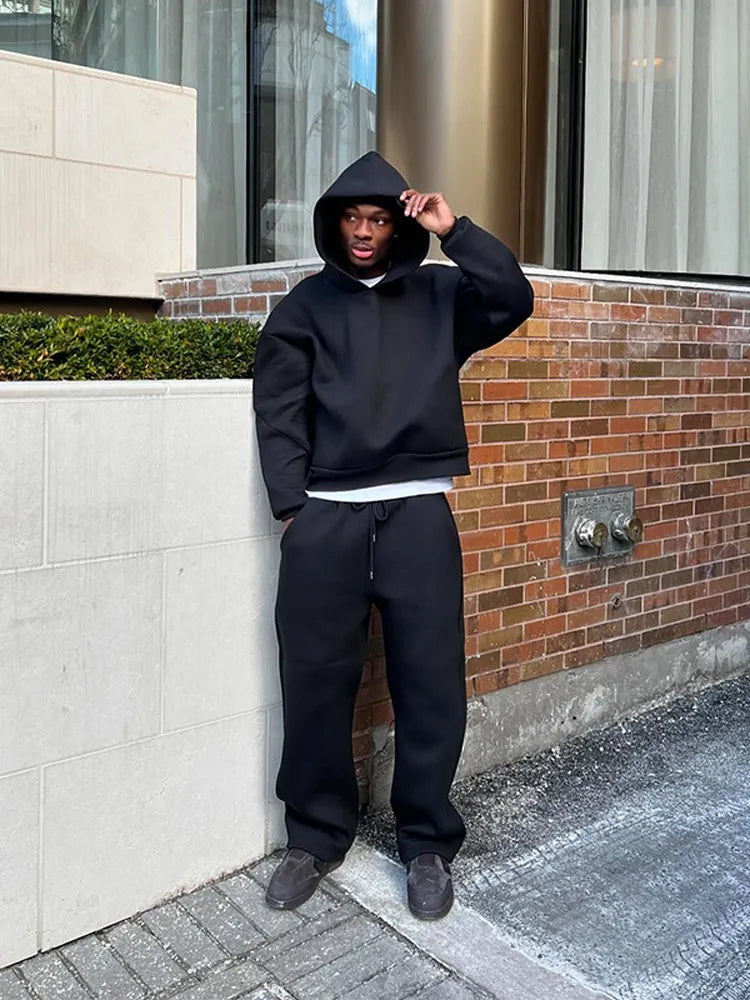 Herren Oversized Hoodie und Jogger Set I Ideal für Frühling und Sommer