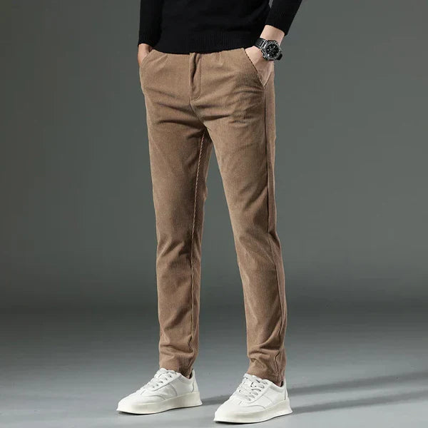 Slim Fit Stretch Cordhosen für Herren – Weich, Flexibel, Langlebig und Vielseitig für Jede Gelegenheit – Perfekt für den Sommer