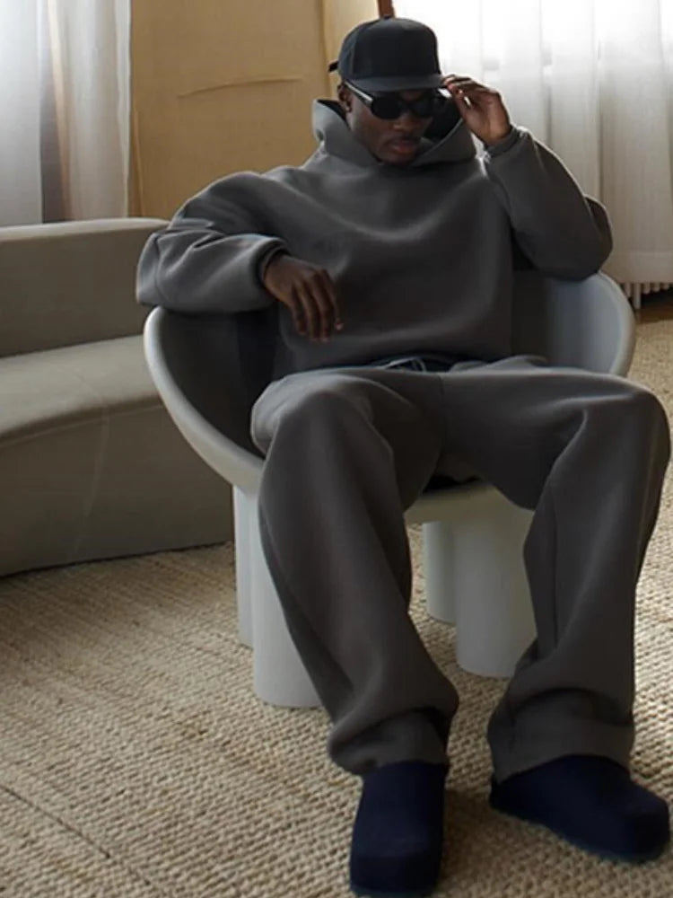 Herren Oversized Hoodie und Jogger Set I Ideal für Frühling und Sommer