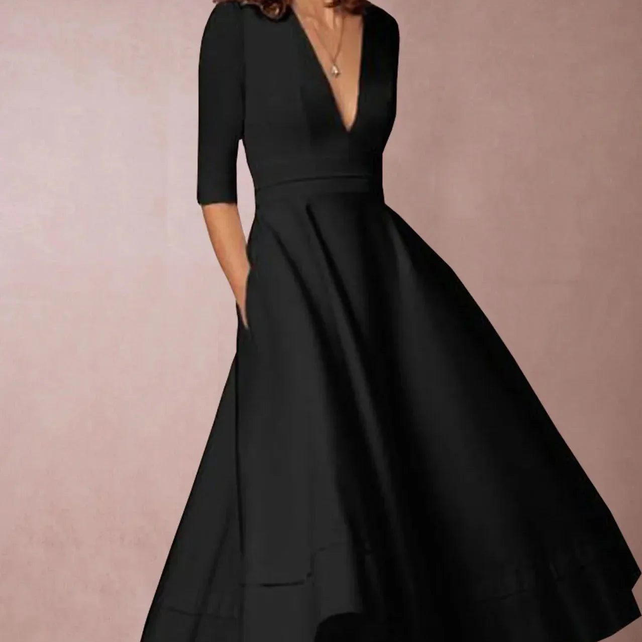 Vintage 60er A-Linien Swingkleid mit Ausgestelltem Rock I Ideal für Frühling und Sommer