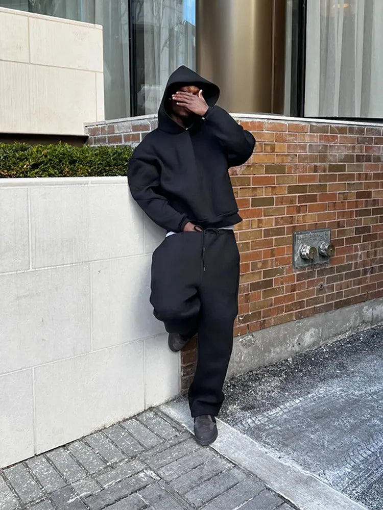 Herren Oversized Hoodie und Jogger Set I Ideal für Frühling und Sommer