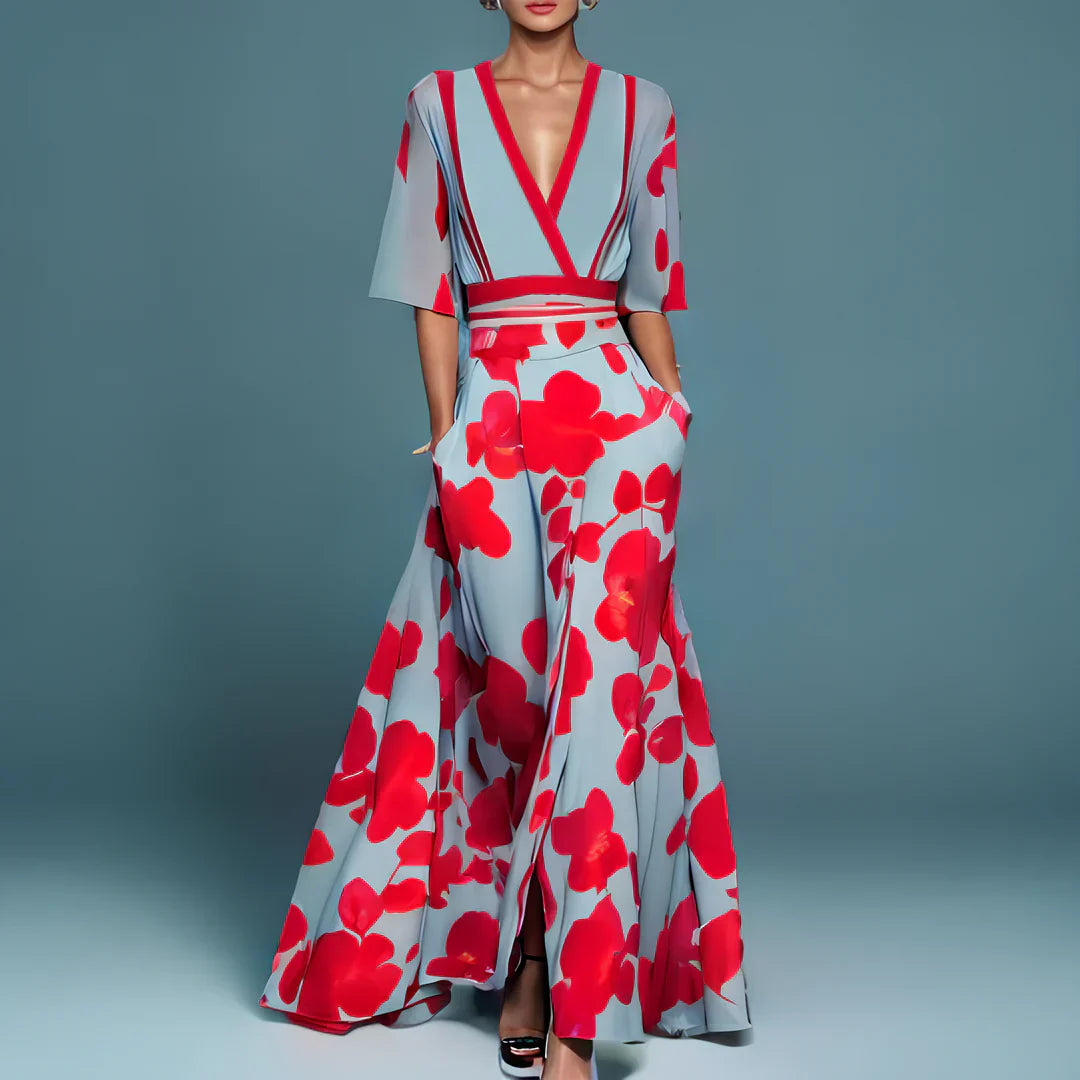 Locker geschnittenes Damen-Sommer-Maxikleid mit leichtem, atmungsaktivem Stoff und lässigem Design