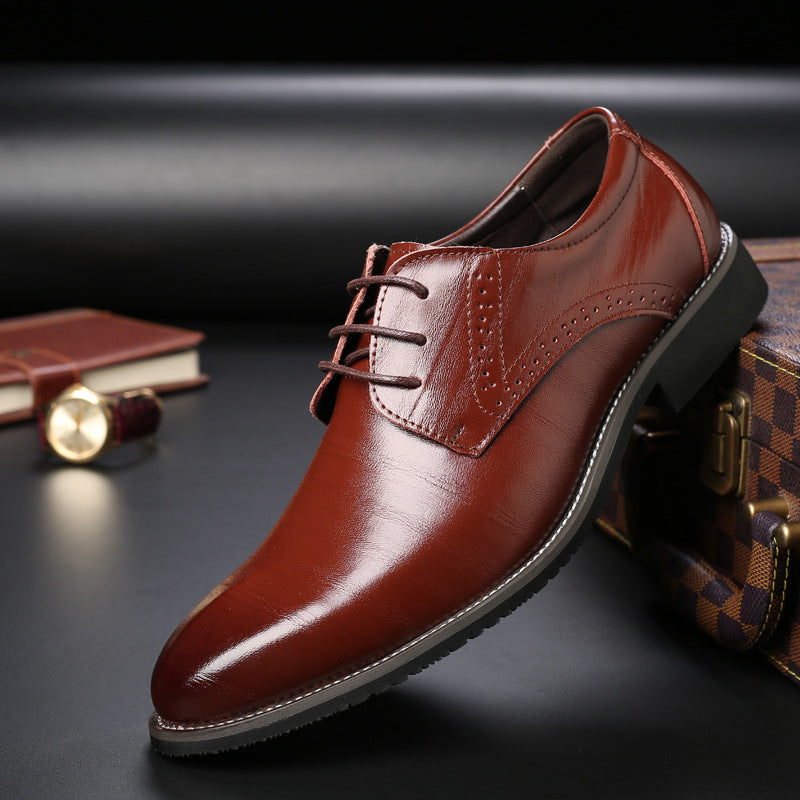 Herren Businessschuhe mit atmungsaktivem Innenfutter und rutschfester Sohle