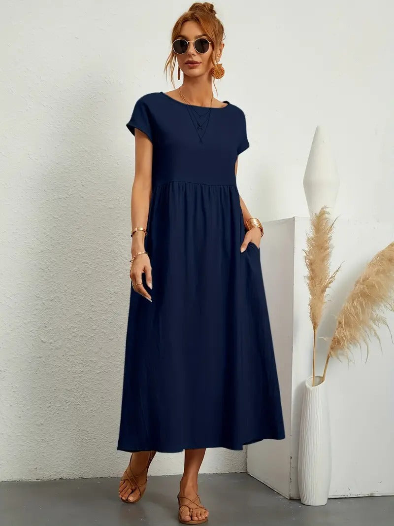 Ares - Sommer-Midikleid mit Taschen