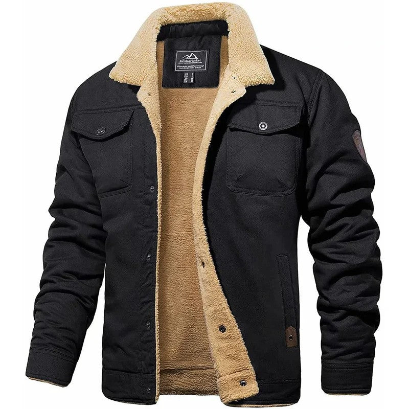 Blouson-Bomberjacke für den Winter – Reißverschluss, sichere Taschen