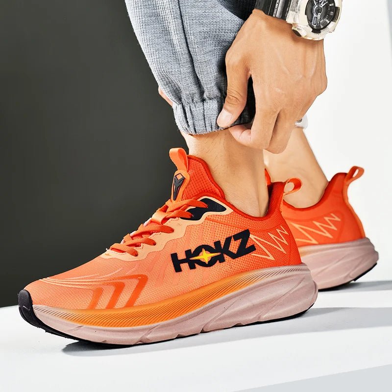 Herren Laufschuhe mit Feder-Sohle, Stoßdämpfung und atmungsaktivem Design